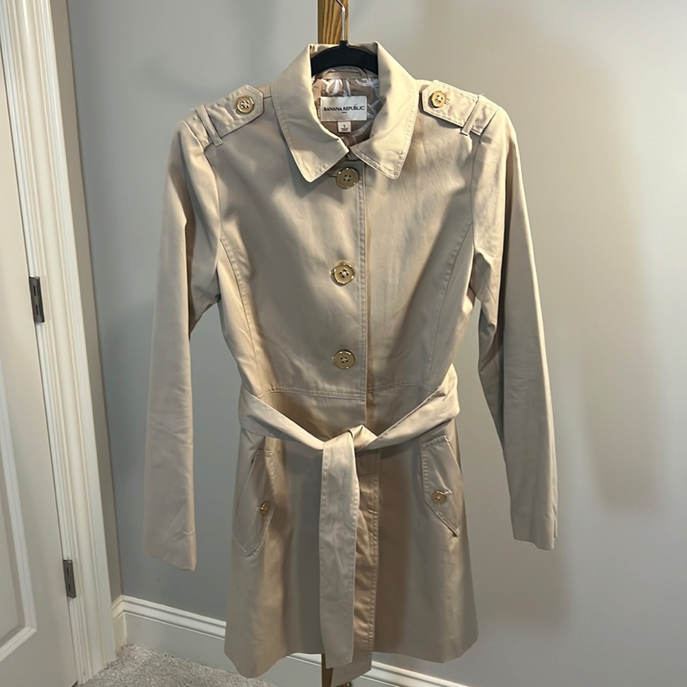 Banana Republic Belted Trench Coat